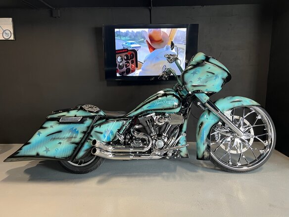 2014 Harley-Davidson Road Glide, голубой, 3150000 рублей - вид 20