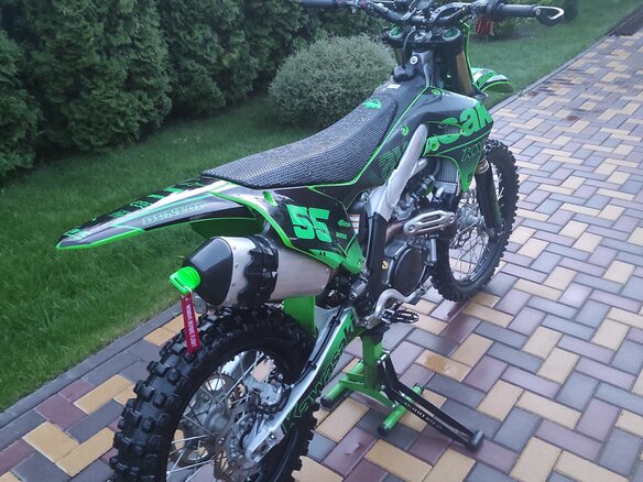 2021 Kawasaki KX 450, зелёный, 650000 рублей - вид 4