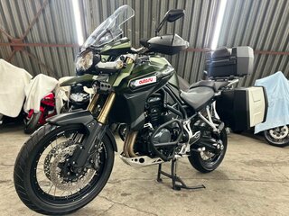 2013 Triumph Tiger 1200, зелёный, 990000 рублей, вид 2