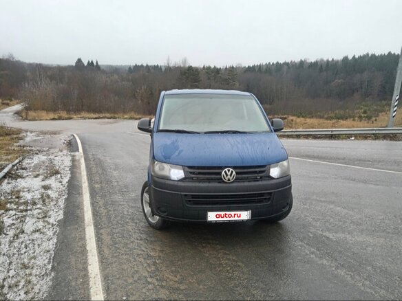2012 Volkswagen Transporter, синий, 1385000 рублей - вид 13