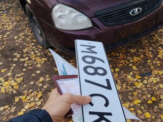 2013 Lada (ВАЗ) Priora I, пурпурный, 270000 рублей, вид 4