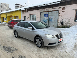 2014 Nissan Sentra VII (B17), серебристый, 1070000 рублей, вид 1
