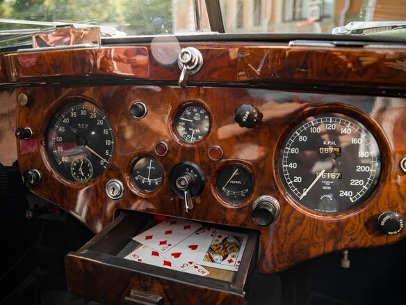 1957 Jaguar XK XK140, серебристый, 9299000 рублей - вид 11