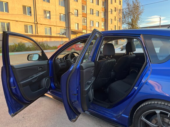 2007 Mazda 3 I (BK) Рестайлинг, синий, 660000 рублей - вид 14
