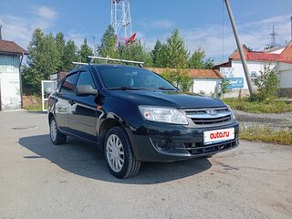 2014 Lada (ВАЗ) Granta I, чёрный, 450000 рублей, вид 3