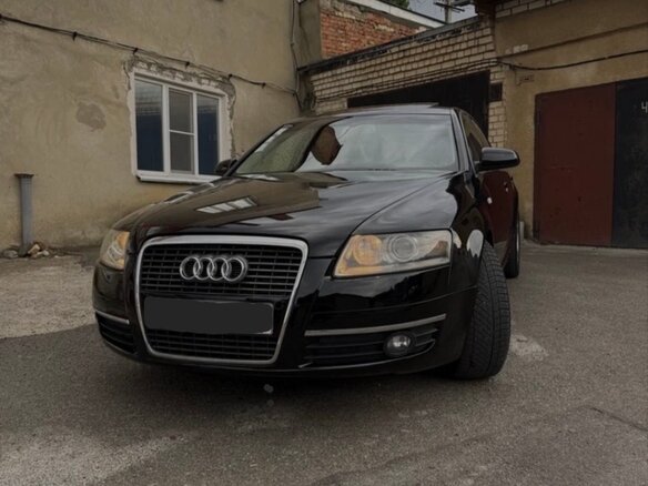 2005 Audi A6 III (C6), чёрный