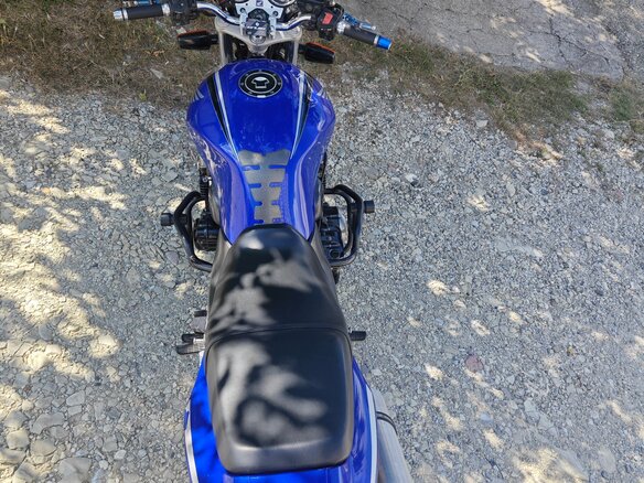 2002 Honda CB 400 Super Four, синий, 280000 рублей - вид 11