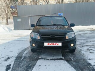 2014 Lada (ВАЗ) Granta I, чёрный, 600000 рублей, вид 2