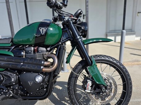 2022 Triumph Scrambler, зелёный, 1199000 рублей, вид 2