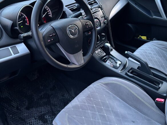 2012 Mazda 3 II (BL) Рестайлинг, серый, 1200000 рублей - вид 8