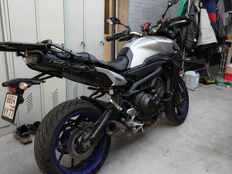 2015 Yamaha MT-09 Tracer (FJ-09), серебристый, 640000 рублей, вид 5