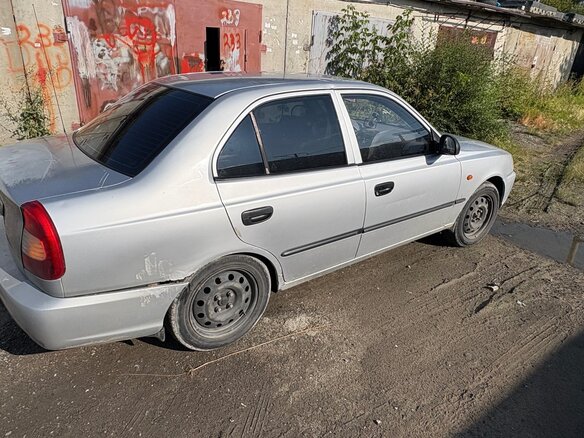 2007 Hyundai Accent ТагАЗ II, серебристый, 248000 рублей - вид 7