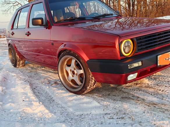 1988 Volkswagen Golf II, оранжевый, 460000 рублей - вид 10