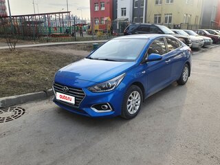 2019 Hyundai Solaris II, синий, 1390000 рублей, вид 1