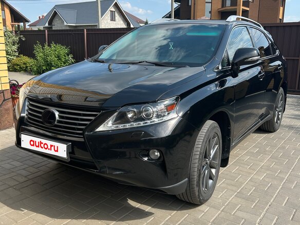2013 Lexus RX 270 III Рестайлинг, чёрный