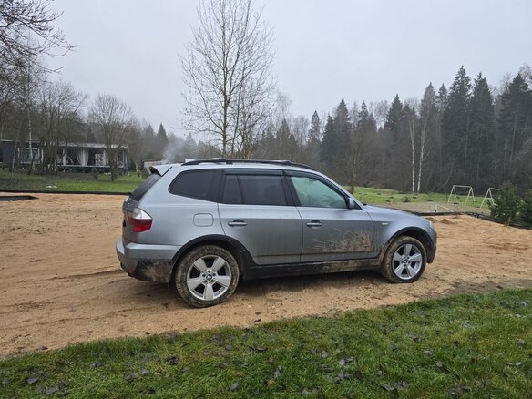 2008 BMW X3 20d I (E83) Рестайлинг, серый, 1620000 рублей - вид 3