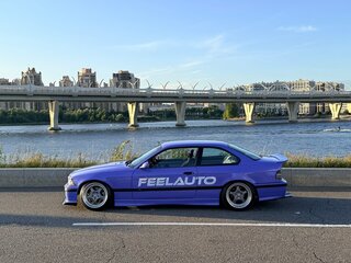 1995 BMW 3 серии 320i III (E36), фиолетовый, 1290000 рублей, вид 4