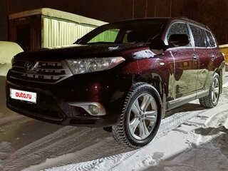 2013 Toyota Highlander II (XU40) Рестайлинг, пурпурный, 2200000 рублей, вид 2