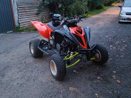 2007 Yamaha Raptor YFM700, оранжевый, 890000 рублей, вид 4