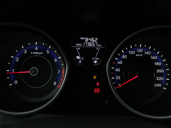 2013 Hyundai Elantra V (MD) Рестайлинг, чёрный - вид 12