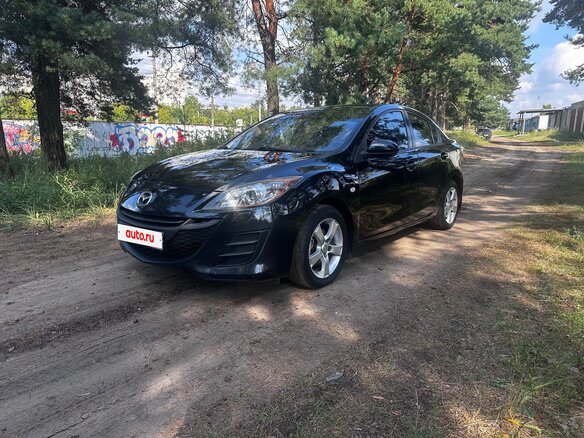 2010 Mazda 3 II (BL), чёрный, 599000 рублей