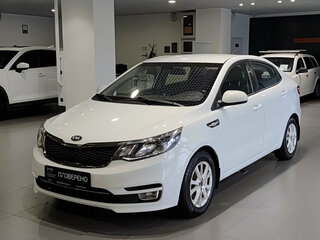 2016 Kia Rio III Рестайлинг, белый, 890000 рублей, вид 1