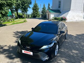 2018 Toyota Camry VIII (XV70), чёрный, 3000000 рублей, вид 4