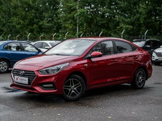 2019 Hyundai Solaris II, красный, 1015000 рублей, вид 1