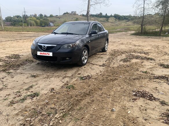2007 Mazda 3 I (BK) Рестайлинг, серый, 450000 рублей - вид 4