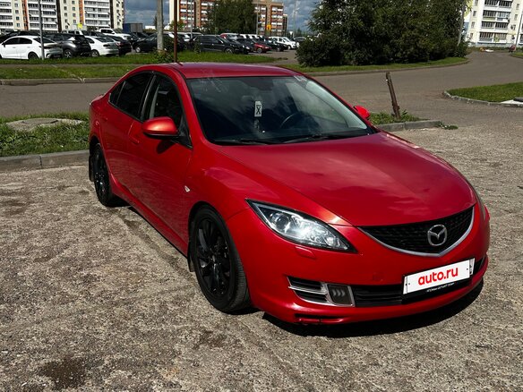 2008 Mazda 6 II (GH), красный, 520000 рублей - вид 1