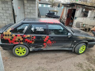 2009 Lada (ВАЗ) 2114, чёрный, 125000 рублей, вид 2