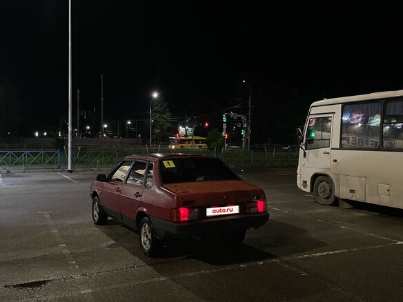 2000 Lada (ВАЗ) 21099, пурпурный - вид 7