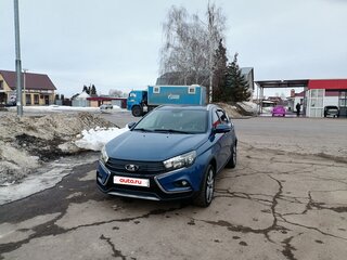 2018 Lada (ВАЗ) Vesta SW Cross I, синий, 950000 рублей, вид 3