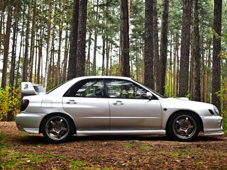 2002 Subaru Impreza II, серый, 1099000 рублей, вид 4