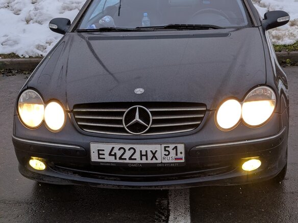 2004 Mercedes-Benz CLK-Класс 240 II (W209), синий, 750000 рублей - вид 22