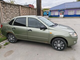 2013 Lada (ВАЗ) Granta I, зелёный, 345000 рублей, вид 2