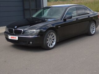 2008 BMW 7 серии 730i IV (E65/E66) Рестайлинг, чёрный, 1100000 рублей, вид 3