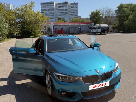 2020 BMW 4 серии Gran Coupe 425i F32/F33/F36 Рестайлинг, голубой, 3590000 рублей, вид 5