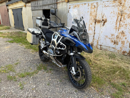 2014 BMW R 1200 GS Adventure, синий, 1350000 рублей, вид 4