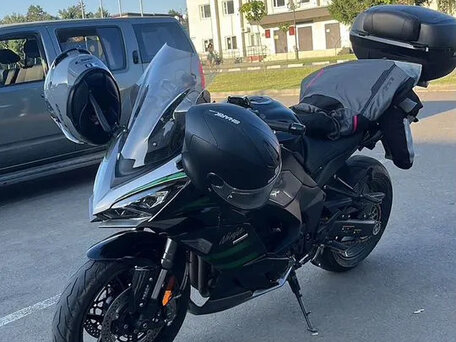 2020 Kawasaki Ninja 1000 SX, зелёный, 1450000 рублей, вид 2