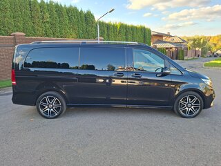 2021 Mercedes-Benz V-Класс Long 250 d длинный III (W447) Рестайлинг, чёрный, 7450000 рублей, вид 4