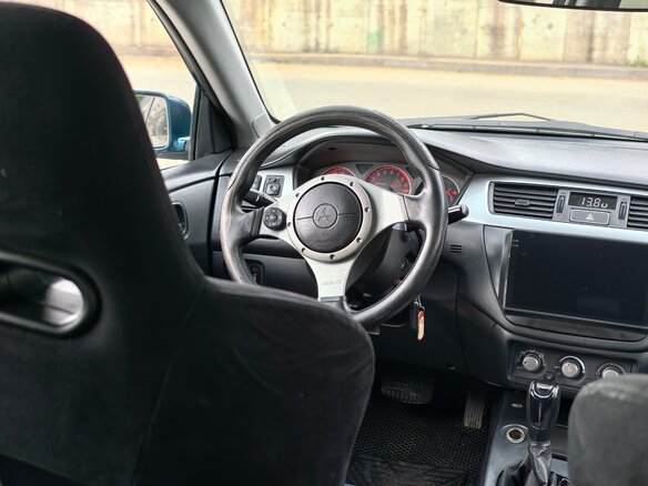 2007 Mitsubishi Lancer IX Рестайлинг, синий, 610000 рублей - вид 4