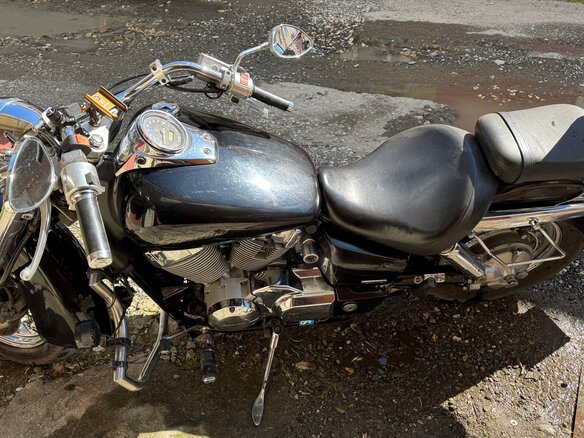 2004 Honda Shadow 750, чёрный, 460000 рублей - вид 3