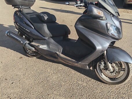 2011 Suzuki Burgman (SkyWave) 650, серый, 450000 рублей, вид 2