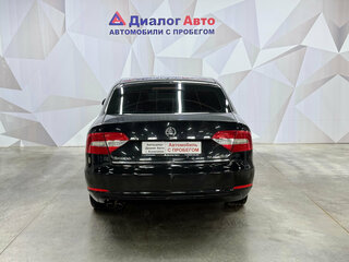 2014 Skoda Superb DSG II Рестайлинг, чёрный, 800000 рублей, вид 5