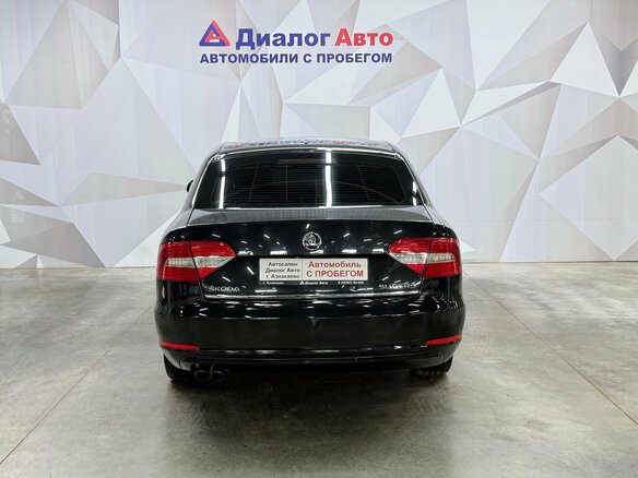 2014 Skoda Superb DSG II Рестайлинг, чёрный - вид 4