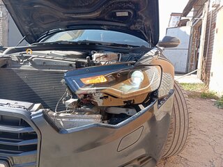 2013 Audi A6 IV (C7), чёрный, 1000000 рублей, вид 4