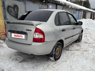 2009 Lada (ВАЗ) Kalina I, серебристый, 130000 рублей, вид 4