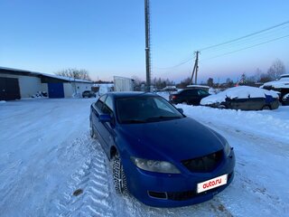 2006 Mazda 6 I (GG) Рестайлинг, синий, 140000 рублей, вид 4