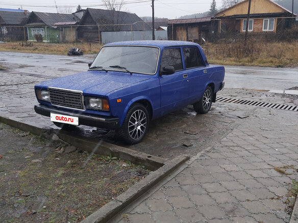 2007 Lada (ВАЗ) 2107, синий, 295000 рублей